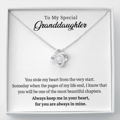 Love Knot Message Card