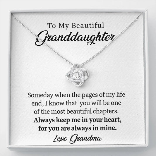 Love Knot Message Card