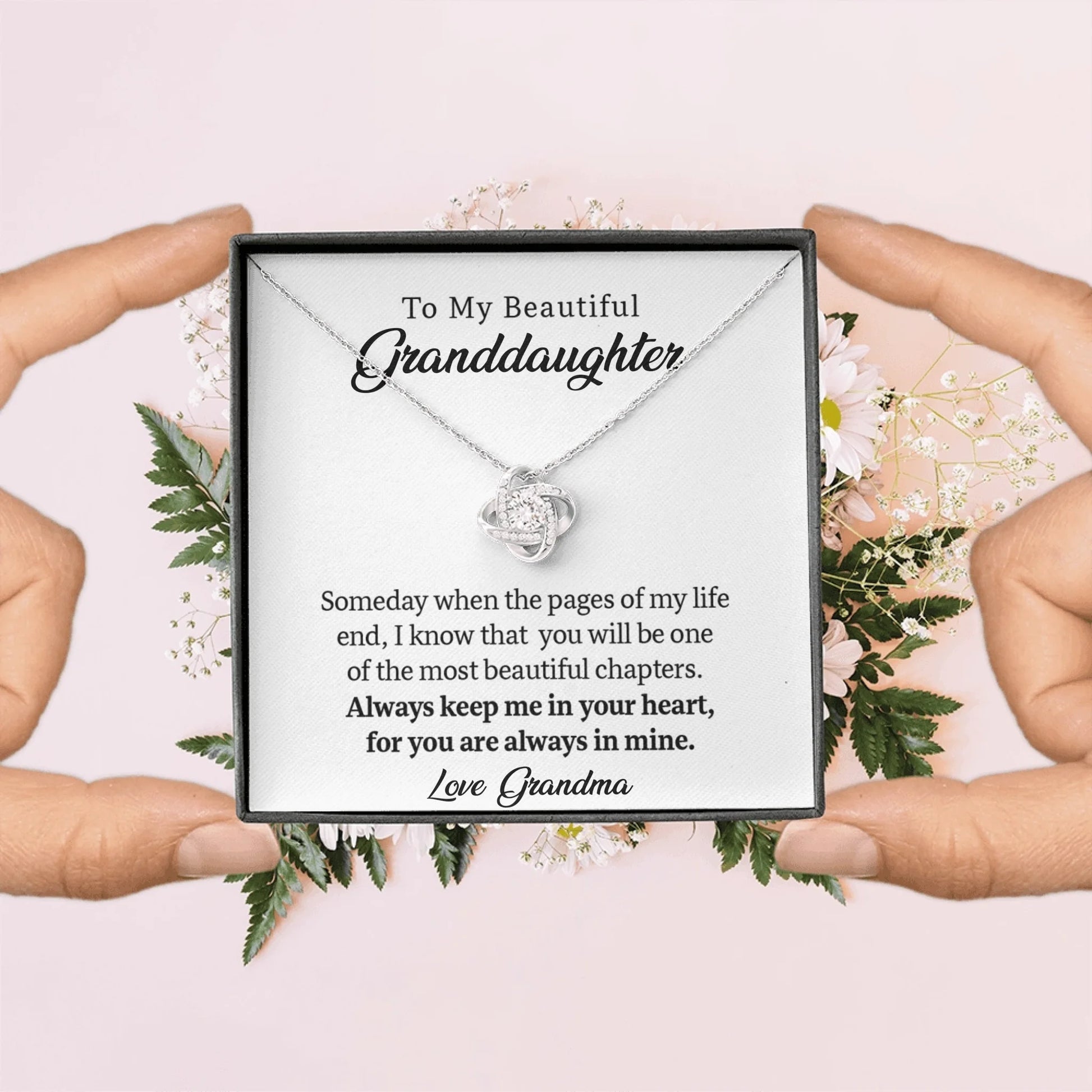 Holding over Flowers