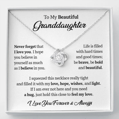 Love Knot Message Card