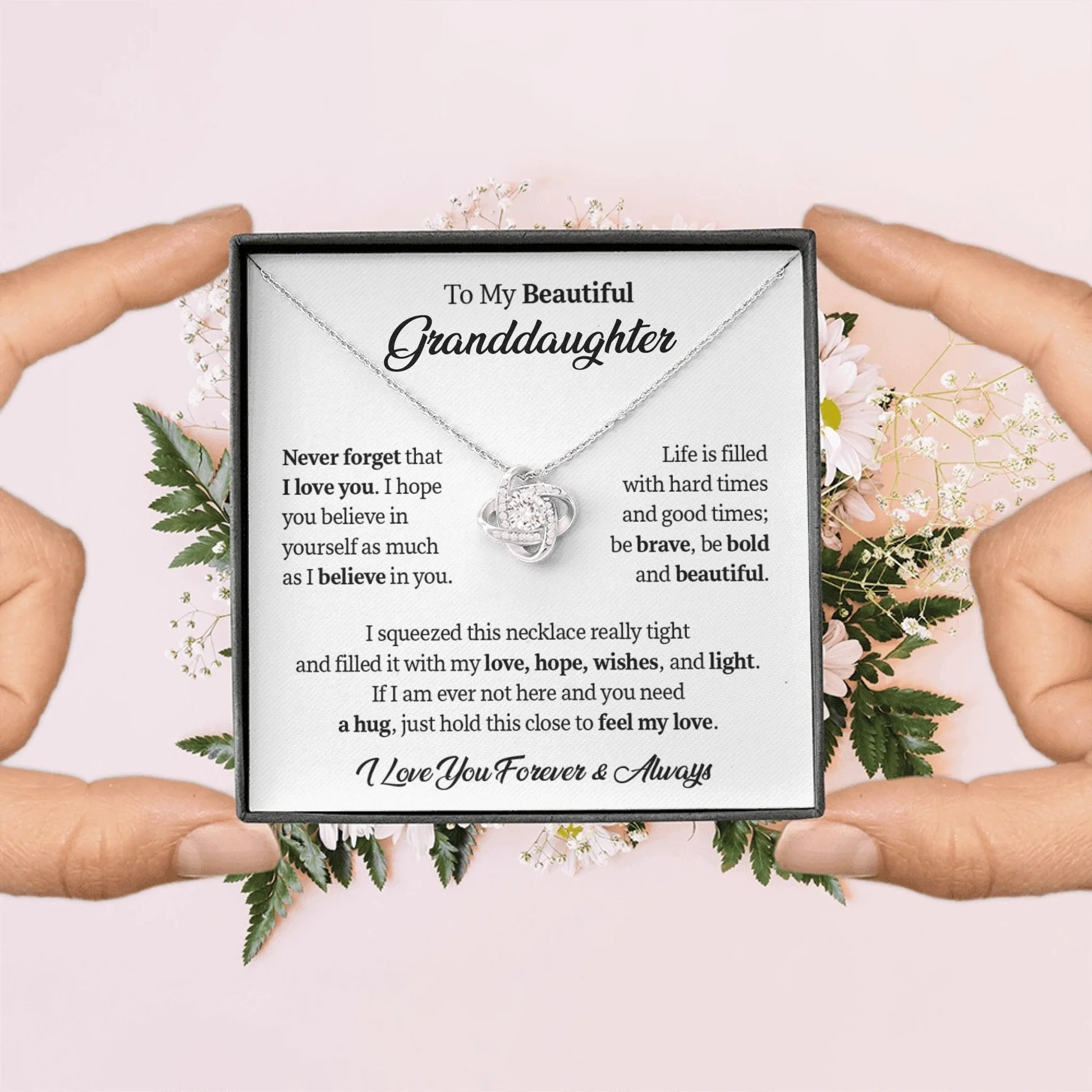 Holding over Flowers