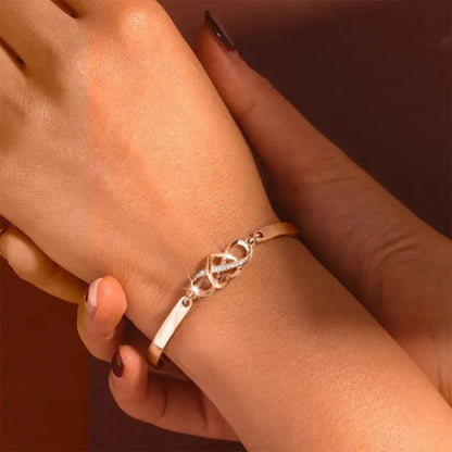 To My Granddaughter - Keep Me in Your Heart Infinity Bracelet