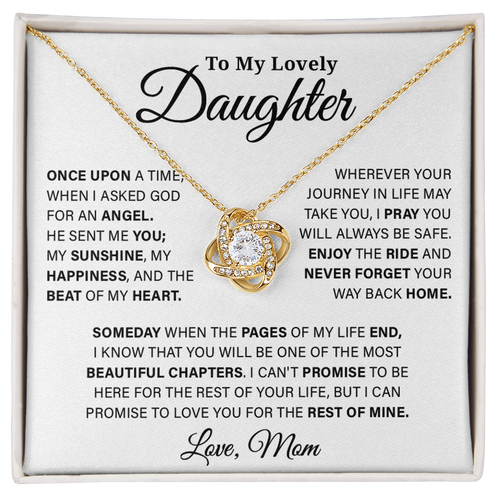 To My Lovely Daughter - Love, Mom