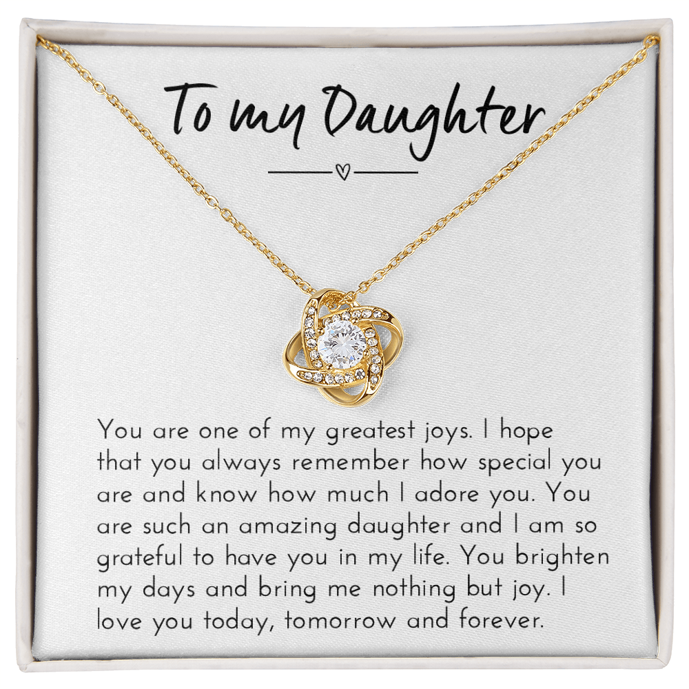 Daughter Necklace - Meaningful Gift from Mother for Birthday / Christmas