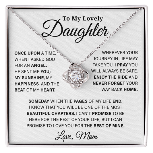 To My Lovely Daughter - Love, Mom