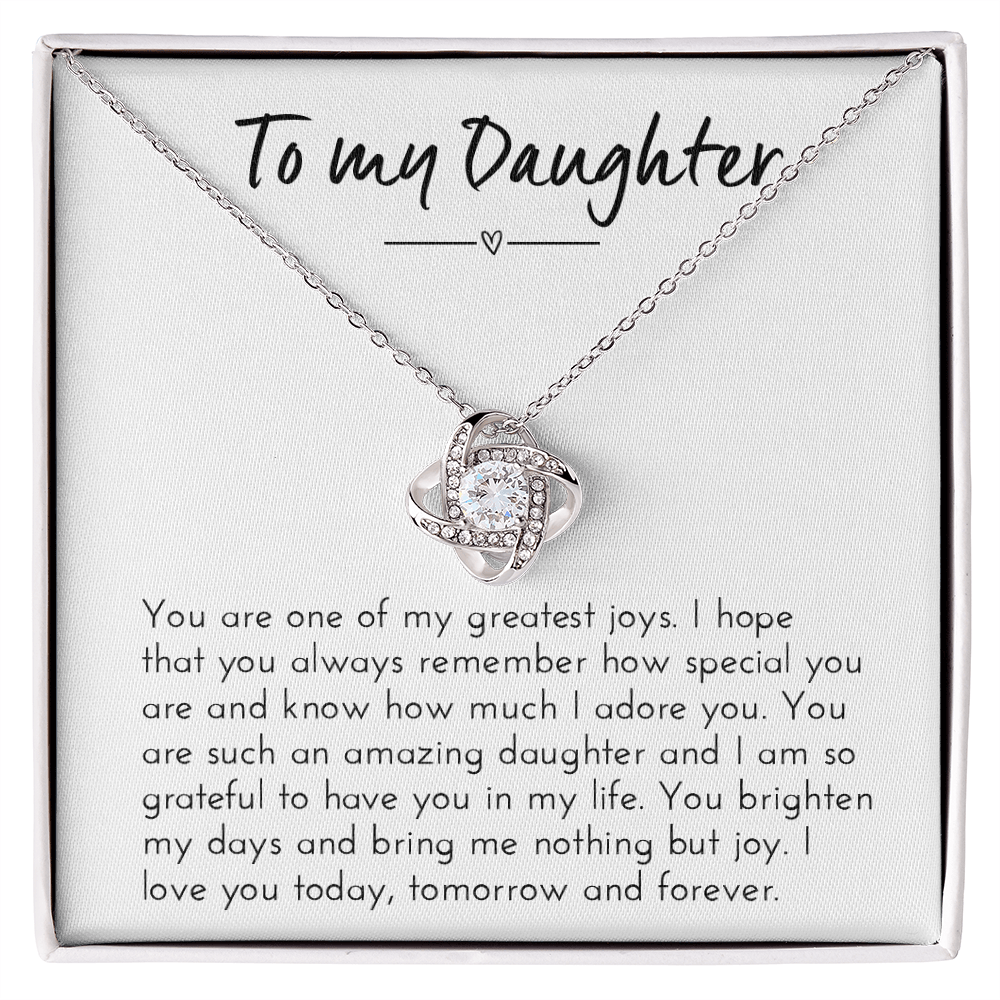 Daughter Necklace - Meaningful Gift from Mother for Birthday / Christmas
