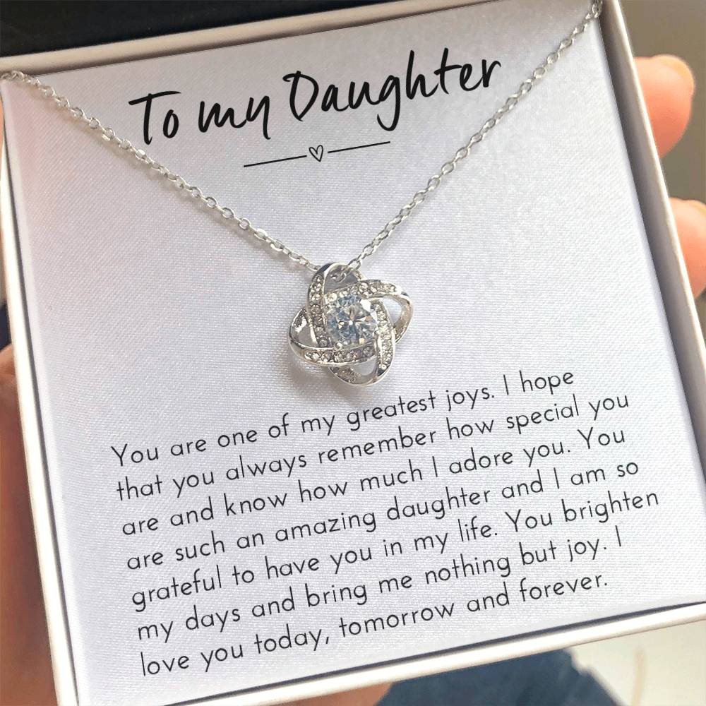Daughter Necklace - Meaningful Gift from Mother for Birthday / Christmas