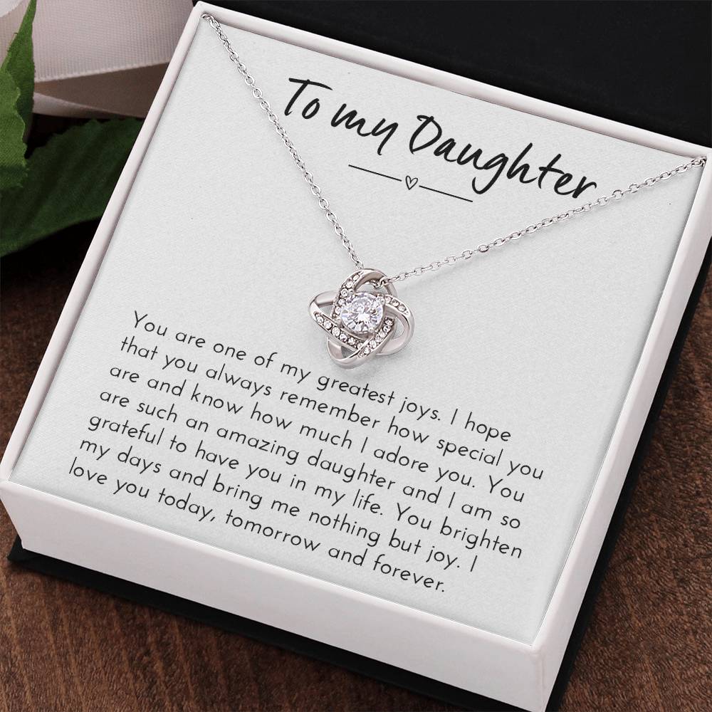 Daughter Necklace - Meaningful Gift from Mother for Birthday / Christmas