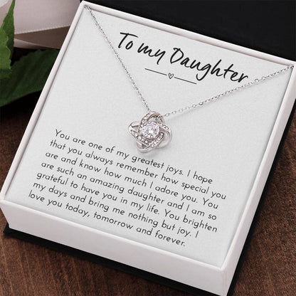 Daughter Necklace - Meaningful Gift from Mother for Birthday / Christmas