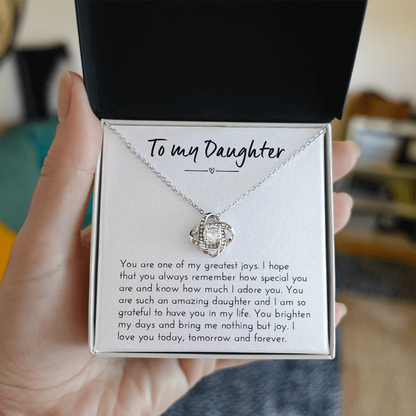 Daughter Necklace - Meaningful Gift from Mother for Birthday / Christmas