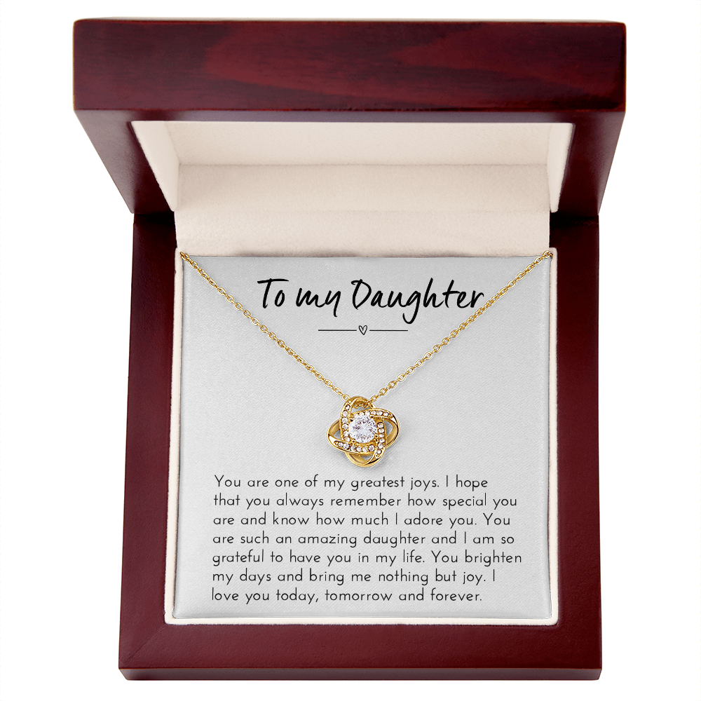 Daughter Necklace - Meaningful Gift from Mother for Birthday / Christmas