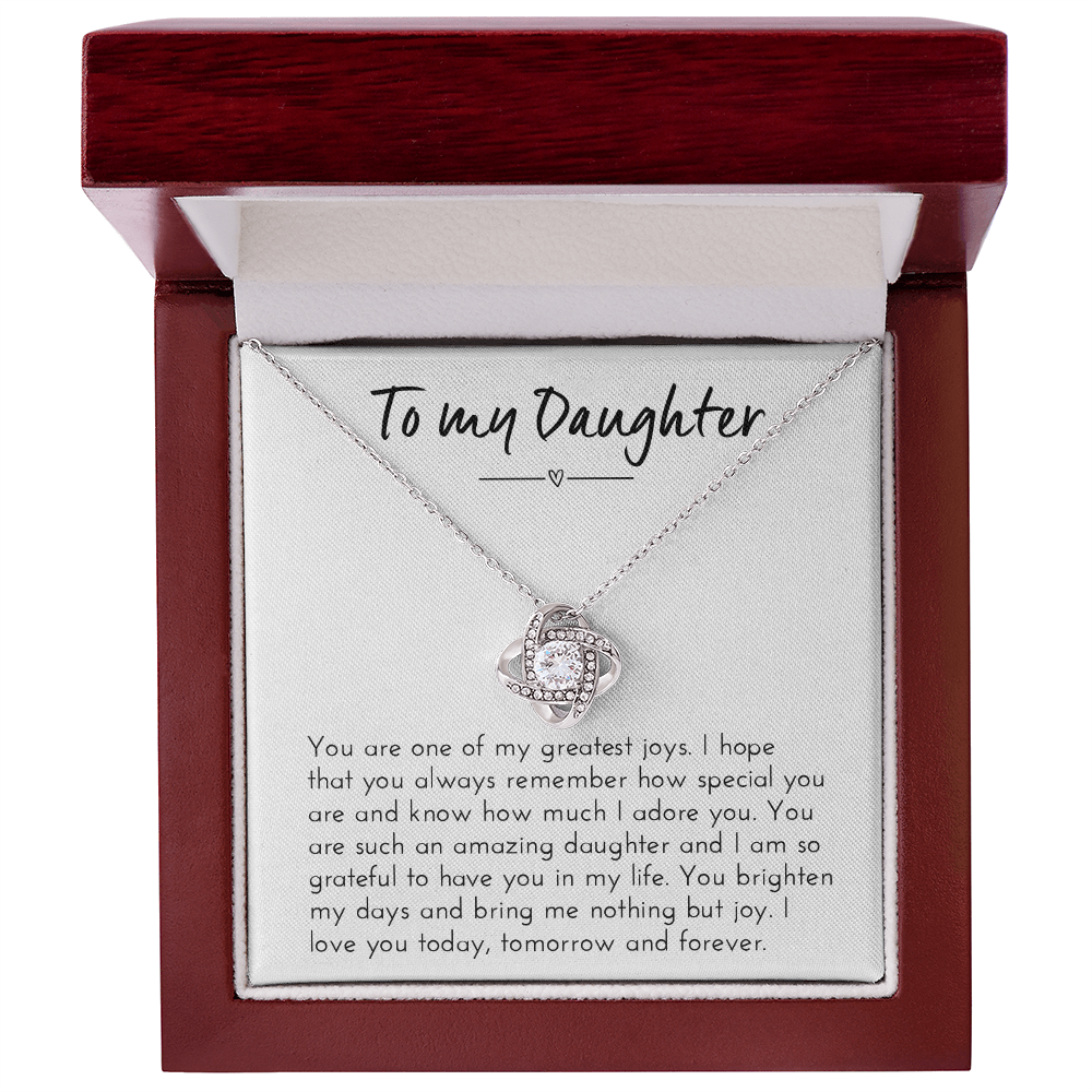 Daughter Necklace - Meaningful Gift from Mother for Birthday / Christmas