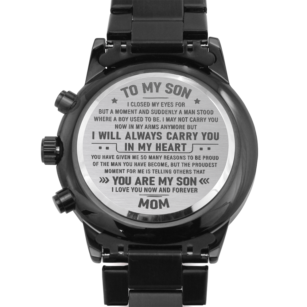 Engraved Watch | “I Will Always Carry You In My Heart” | Meaningful Christmas Gift