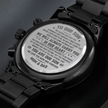 Engraved Watch | “I Will Always Carry You In My Heart” | Meaningful Christmas Gift